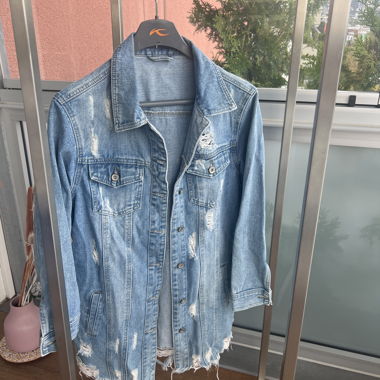 Ripped Denim Jacket