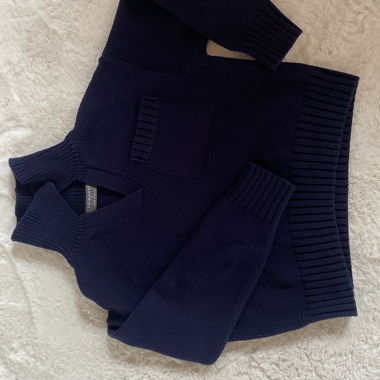 Navy Knit Sweater