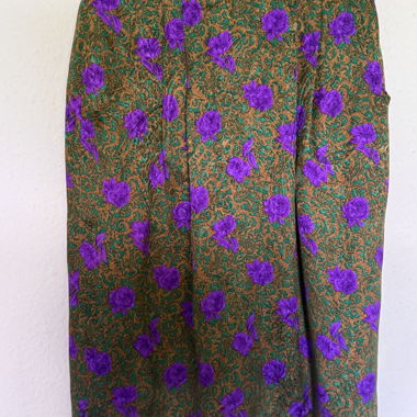  Vintage  Silk Skirt