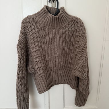 Knit Sweater with Turtleneck
