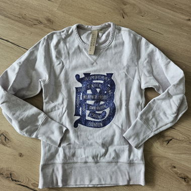 Burberry Sweatshirt aus grauer Baumwolle
