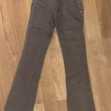 Jeans flared low waste