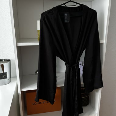 Morgenmantel aus Satin