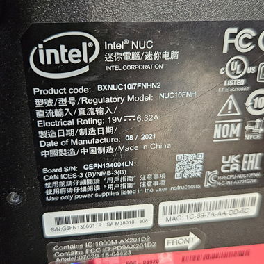 Intel NUC Mini-PC