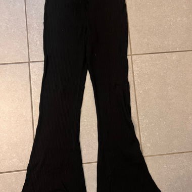 Flared Leggins schwarz