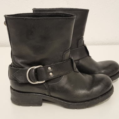 Diesel Leather Ankle Boots