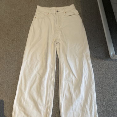 Pantaloni in jeans bianchi