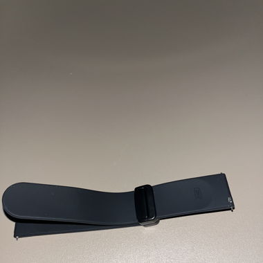 Schwarzes Silikon Uhrenarmband 20mm