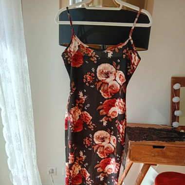 Vestito floreale midi