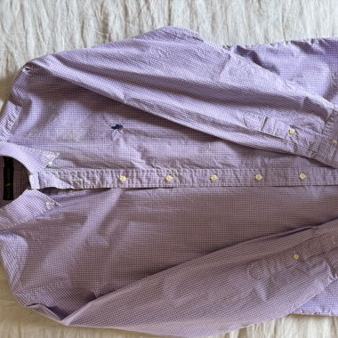 Ralph Lauren Purple-Kariertes Hemd