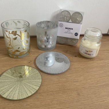 Bougies avec accessoires