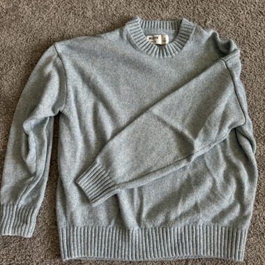 Hollister Leichtblau Strickpullover M