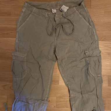 Cargo-Hose khaki 3/4 länge
