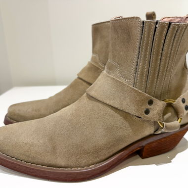 Thunder Suede Biker Boots - Size 41