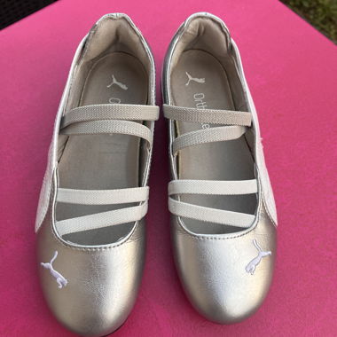 Ballerines Puma argentées
