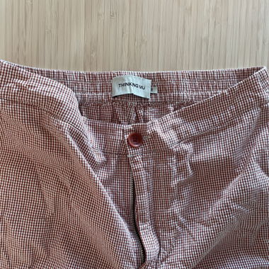 Thinking Mu gingham pants