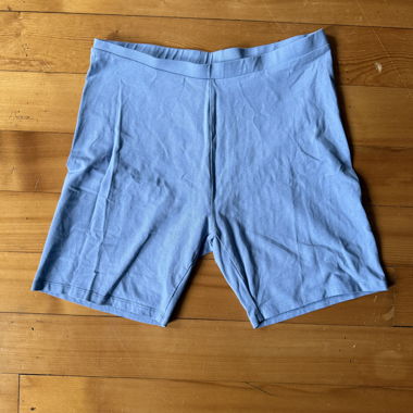 Light blue cycling shorts Primark
