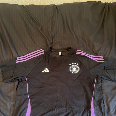 T-shirt adidas noir violet Allemagne 24/25