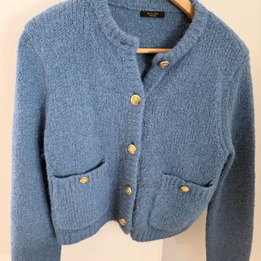 Cardigan blu Massimo Dutti taglia XS