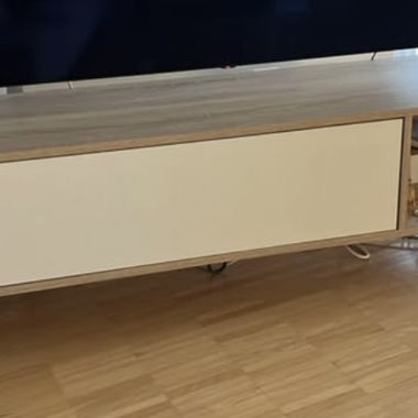 TV Lowboard mit 2 Faechern
