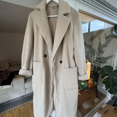 Manteau beige long