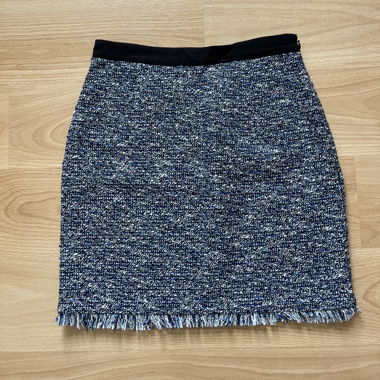 Jupe en tweed Claudie Pierlot bleue