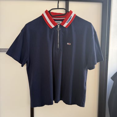 Tommy Jeans Navy Blue Polo
