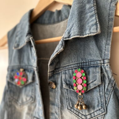 Bohemia Jeans Vest Weste Hippie