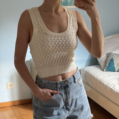 Top en maille Zara