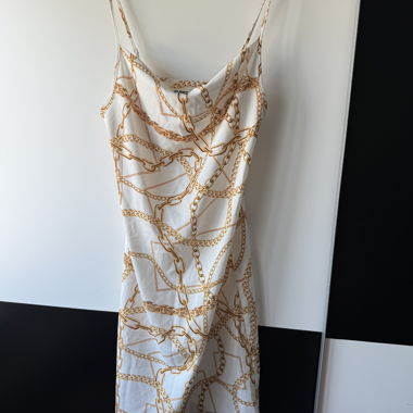 Abito a catena bianco-oro