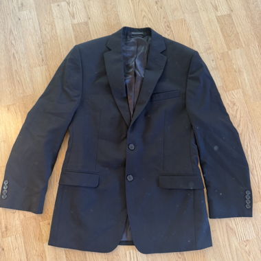 Blazer in lana nero Calvin Klein