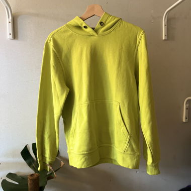 Felpa giallo/verde di Clique
