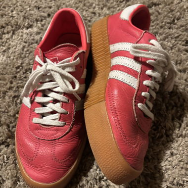 Sneakers Adidas rosse taglia 38
