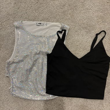 2 tops de fête