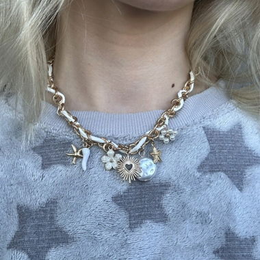 Collier ras du cou doré