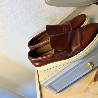 Navyboot Slip-On in pelle