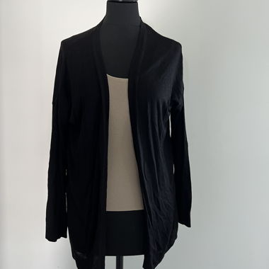 Black light knit cardigan, size S