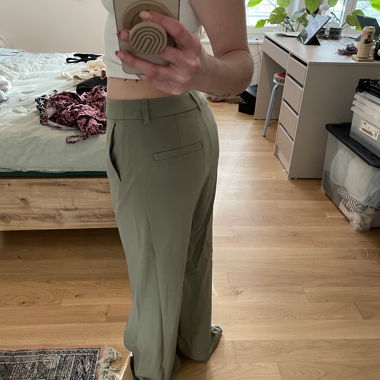 Olive green trousers 