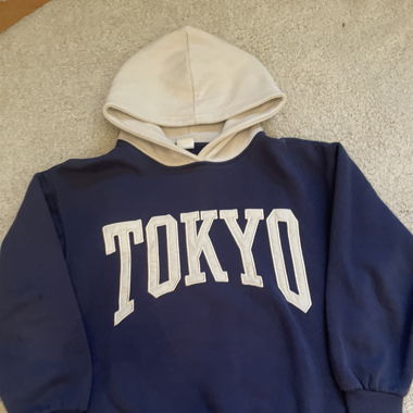 Pulli weiss,dunkelblau