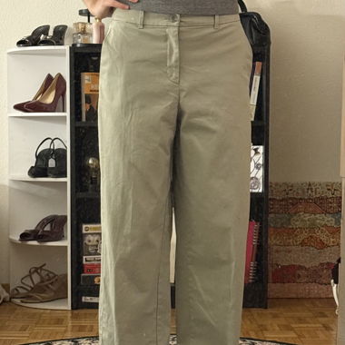 Beige trousers