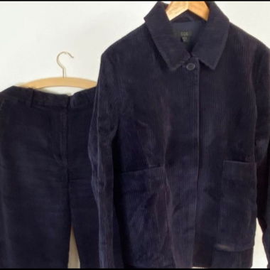 Costume en velours côtelé COS (veste et pantalon)