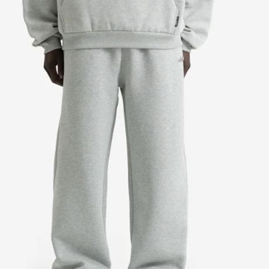 Graue Wide-Leg Sweatpants von Deputy Department 
