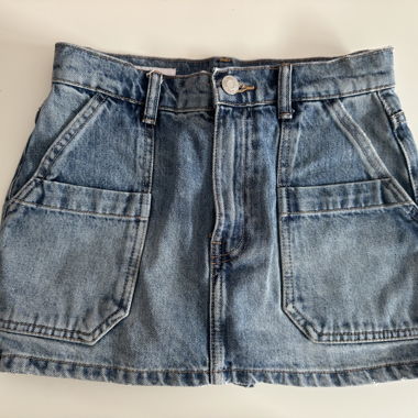 Zara Denim Cargo Skirt (with shorts) 