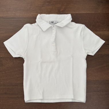 Weisses Poloshirt