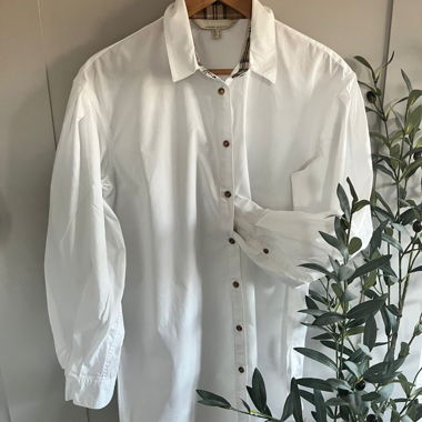 Barbour white shirt