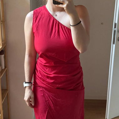 Robe rouge shein