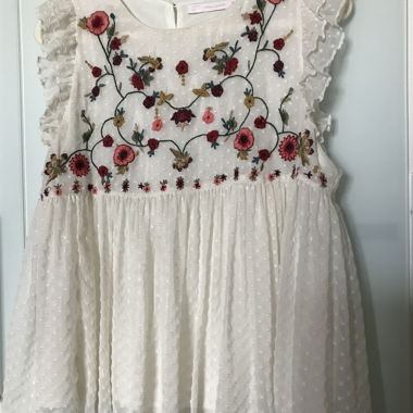 Top brodé Zara