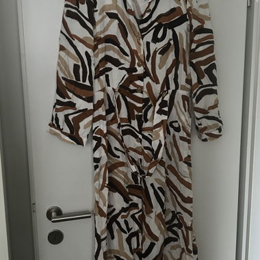 Robe midi à motif
