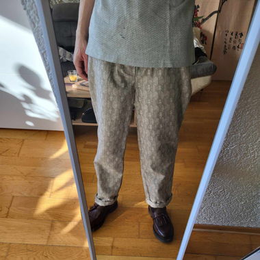 Geometric Patterned BoohooMAN Trousers