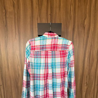 Camicia a Quadri Hollister Donna Taglia L